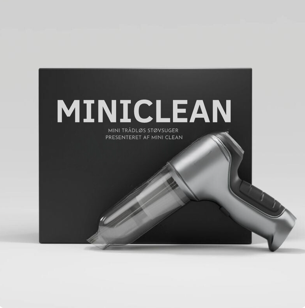MiniClean™ - Bærbar kraftfuld håndholdt støvsuger